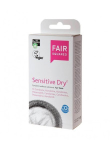 PRESERVATIVOS SENSITIVE LÁTEX NATURAL 10 UNIDADES - FAIR SQUARED - 4260365853161